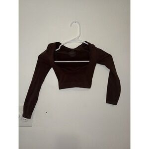 Skims Seamless Sculpt Open Bust Arm Shaper Cocoa XXS NWOT